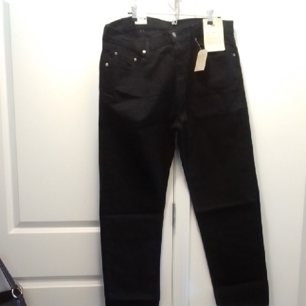 NWT Levi's Men's Black Jeans 40x32 502 Stretch Taper